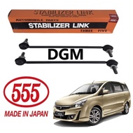 Original 555 (Made in Japan) Stabilizer Link Absorber Link Front SL-N270 for Proton Exora-Cps / Exor