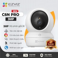 Camera ip wifi EZVIZ CS H6C ( C6N ) PRO (2K 3MP/ Quay quét) xoay 360 - Hàng chính hãng đàm thoại 2 c