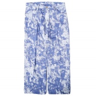 BEAMS PLUS 25AW P-Man Pants - Supima Herringbone on Paint Print White Foil Print Painter Pants 38-24