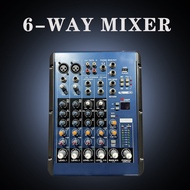 Professional mixer, 6-way, audio mixer