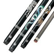 Original Konllen Dragon Tiger Phoenix Carbon Fiber Snooker Cue 1Piece Billiards Snooker Pool Cue 10m