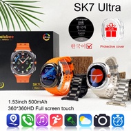 2025 Original Smart Watch SK7 Ultra Support Korean GPS 500 mAh Smart Watch Outdoor Sport Man AMOLED 