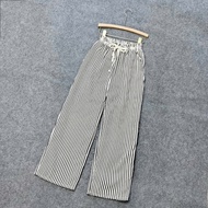 Set Váy Quần Bigsize Áo Babydoll Bigsize Nữ Kèm Quần Kẻ Sọc Lưng Chun SM277/Q534