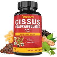 Super Cissus Quadrangularis Extract Capsules with Boswellia, Guggul,, Pepper | 3 Months Supply