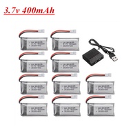 3.7V 400mAh Lipo Baterya Para sa H31 X4 H107 H6C KY101 E33C E33 U816A V252 RC Drone Spare Parts