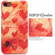 【Sara Garden】客製化 手機殼 蘋果 iPhone6 iphone6s i6 i6s 漸層愛心紙 保護殼 硬殼