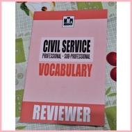 ∆ ❁ CIVIL SERVICE PROFESSIONAL-SUB-PROFESSIONAL VOCABULARY REVIEWER(Mind Master)