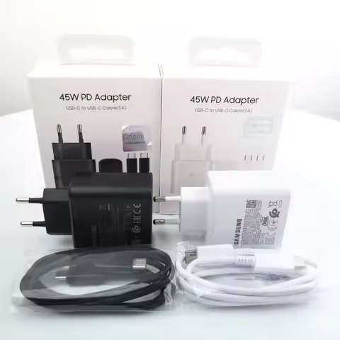 Samsung C55 A55 45W PD Charger Super Fast Charging For Galaxy S25 S24 S23 Ultra Plus FE A56 A36 A17 