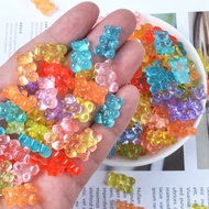 10Pcs Slime DIY Accessories Toy Mini Bear Slime Supplies For Clear Crystal Filler Decoration