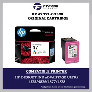 HP 47 Tri-color Original Cartridge 6ZD61AA For HP DeskJet Ink Advantage Ultra 4825/4826/4877/4828