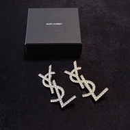 YSL聖羅蘭 outlet 銀色胸針