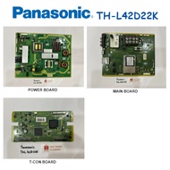 PANASONIC LCD TV TH-L42D22K THL42D22K L42D22K 42D22K Power Board TNP4G482 Main Board TNP4G481 T-Con 