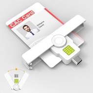 Type C Mini Foldable CAC Card Reader Military, Smart Card Reader DOD Military USB Common Access CAC,