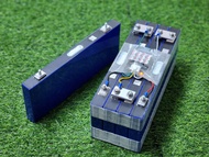 แบตลิเธียม **แบตใหม่มือ1** 12v 100ah. สีฟ้า ลูกแบนยาว 14.6v แบตเตอรี่ ลิเที่ยม ฟอสเฟส LiFePo4 3.2v 1