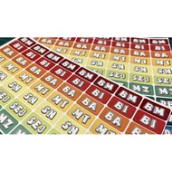 STICKER SUBJEK SEKOLAH