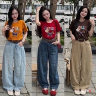Baggy Jeans with Belt in Top Color 8035 (Length 95Cm)
