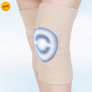 1Pair Thin Silicone Knee Pads Shock-absorbing Knee Pads Sports Knee Pads Basketball Football Dance K