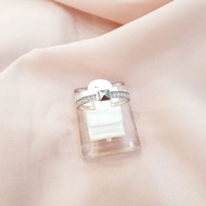 PUTIH 375 8K natural gold gem white gold ring