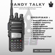 HT Handy Talkie  Motorola HX 370s HX370S DualBand 15 Watt Usb Type C