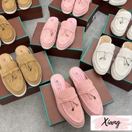 (Large shape, 1sz back) Super cool suede flats, Guangzhou suede women's thong