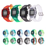 Watch Band Case Bezel Strap for Casio g-shock DW5600 DW5610 GW-M5610 GWB5600HR DW5000 Frame Colorful Soft Sport Accessories