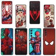 Samsung A9 2018 A01 EU A02 M02 A03S A10 A10S TPU Spot black phone case Marvel Movie Spider-Man