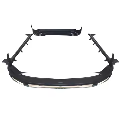 Car body kit for Toyota Prius ZVW50 2016-2019 Front lip rear lip side skirts with Electroplated auto