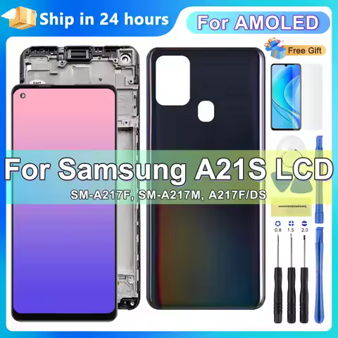 6.5" For Samsung Galaxy A21s A217 A217F LCD Touch Screen Digitizer For Samsung A21s SM-A217F/DS Disp