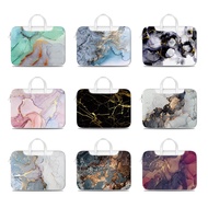 DIY Marble PU Laptop Bag,12 13.3 14 15.6 17.3 Inch Handle Bag,Laptop Backpack Women's Bag