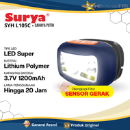 SENTER KEPALA LUBY L2882 / HEADLAMP LUBY L2882 / RECHARGEABLE / CAHAYA PUTIH / LUBY L2882 10WATT / 1