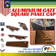 999 aluminium gate 4" square panel cap/ panel capping/ stainless steel cap capping/ aluminium board 
