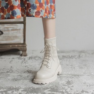 winter boots women boots snow boots women Martin Boots - Women's Thick Sole Fall/Winter Boots with S