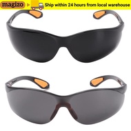 MAGIZO Safety Goggles, Dustproof Windproof Welding Welder Goggles, Scratch Goggles Grey Black Eyewea
