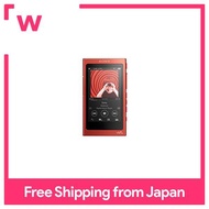 SONY Walkman A Series 16GB NW-A35 : Bluetooth/microSD/Hi-Resolution Compatible Cinnabar Red NW-A35 R