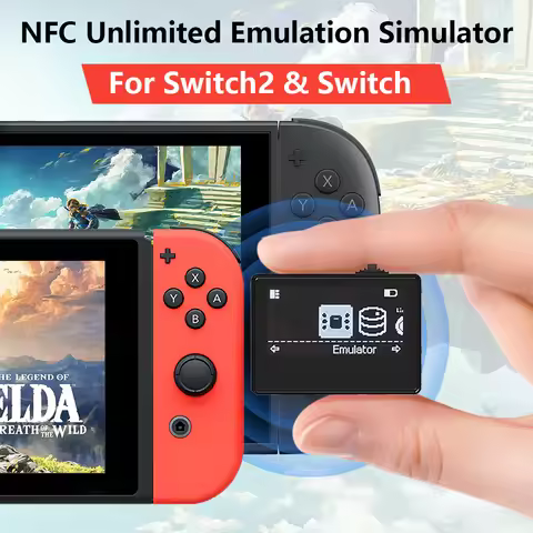For Amiibo Chargeable Intelligent Simulator Emulator Bluetooth-Compatible Universal Writer for Switc