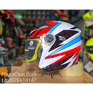 Mũ bảo hiểm 3/4 2 kính cao cấp M268- Nón bảo hiểm Royal M268 2 kính chính hãngnhiều mẫu tem bảo hàn