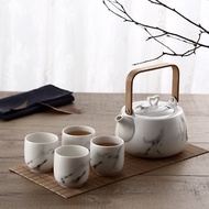 JEselect陶瓷大理石紋日式茶壺組 / 1壺4杯