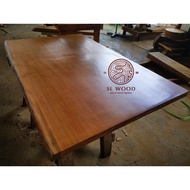 2" inch(T) x 36" inch(W) = 8' feet Balau Live Edge Slab Solid Hard Wood Malaysia Balau