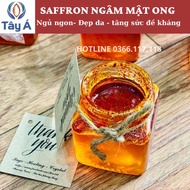 Saffron Soaked With Honey - Trial Sample - 50ml Jar - Saffron Tay Asia - Imported Genuine Exclusively From Iran
