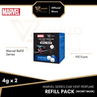 VANZO Marvel Series Car Vent Perfume Refill Pack - Secret Musk (4g x 2)