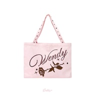 DADDY | Wendy Rose Studded Bag กระเป๋า tote ผ้าแคนวาส สีชมพูสุดน่ารัก