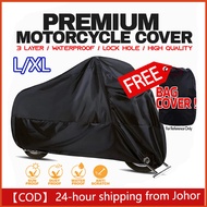 (Universal)Motorcycle Cover Waterproof Protection Rain and Dust UV Motor Cover Suitable Y16/ Y15ZR Y