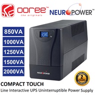 NEUROPOWER AVR COMPACT TOUCH SERIES UPS AVS 850T (850VA), 850T-USB (850VA), 1K0T (1000VA), 1K25T (12