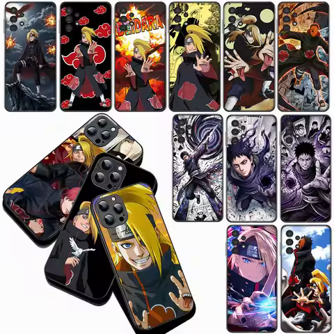 Deidara Tobi Narutos Uchiha Obito Phone Cover Case for Samsung Galaxy A04 j7 J5 J2 Prime J8 A01 A02 
