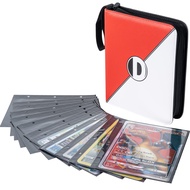 D DACCKIT Binder Compatible with Pokemon Jumbo Cards, Holds 80 Jumbo Cards, Card Book with Jumbo Car