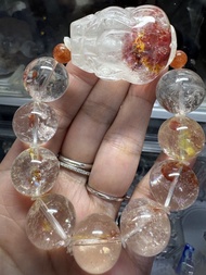 巨型錦鯉膠花貔貅配17m錦鋰膠花手串