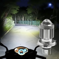 Motorcycle H4/H6 LED Headlamp 6000K High/Low Beam Yellow-White Light  Lampu Depan LED Motosikal H4 H