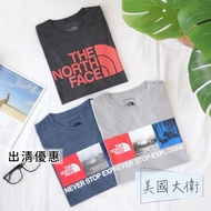 < American David > The North Face The North Face TNF Short Sleeve T-shirt Short T Men's Top Clothes 
