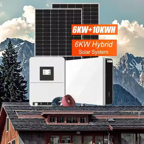 DEYE 10KW Hybrid Solar System Kit Monocrystalline Polycrystalline Silicon Inverter Lithium Ion Batte