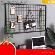 Shelf Wall Hanging Iron Wire Shelf Wall Art Kindergarten Grid Works Display Rack Grid Grid Photo Dis